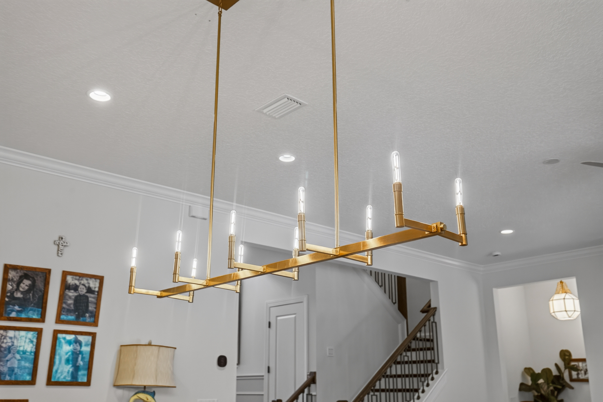 Professional listing photo of a bright Jacksonville dining room close up
